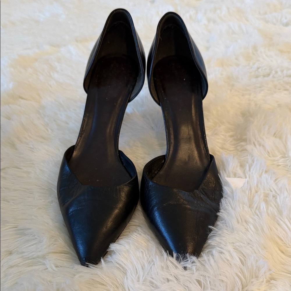 Bottega Veneta Black Pointed Heels